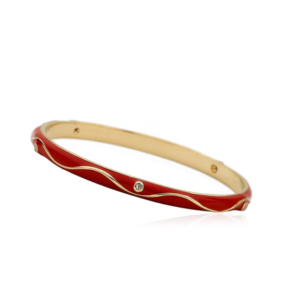 Stackable Stunners Enamel Bangle