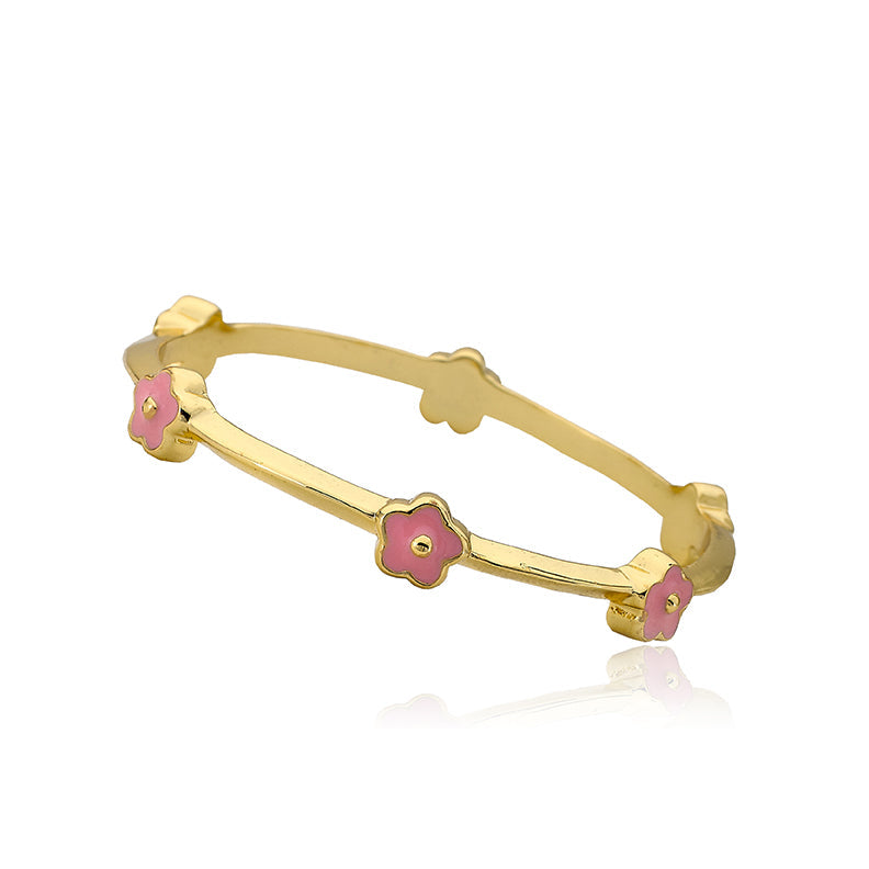 Dainty Flower Bangle