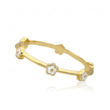 Dainty Flower Bangle