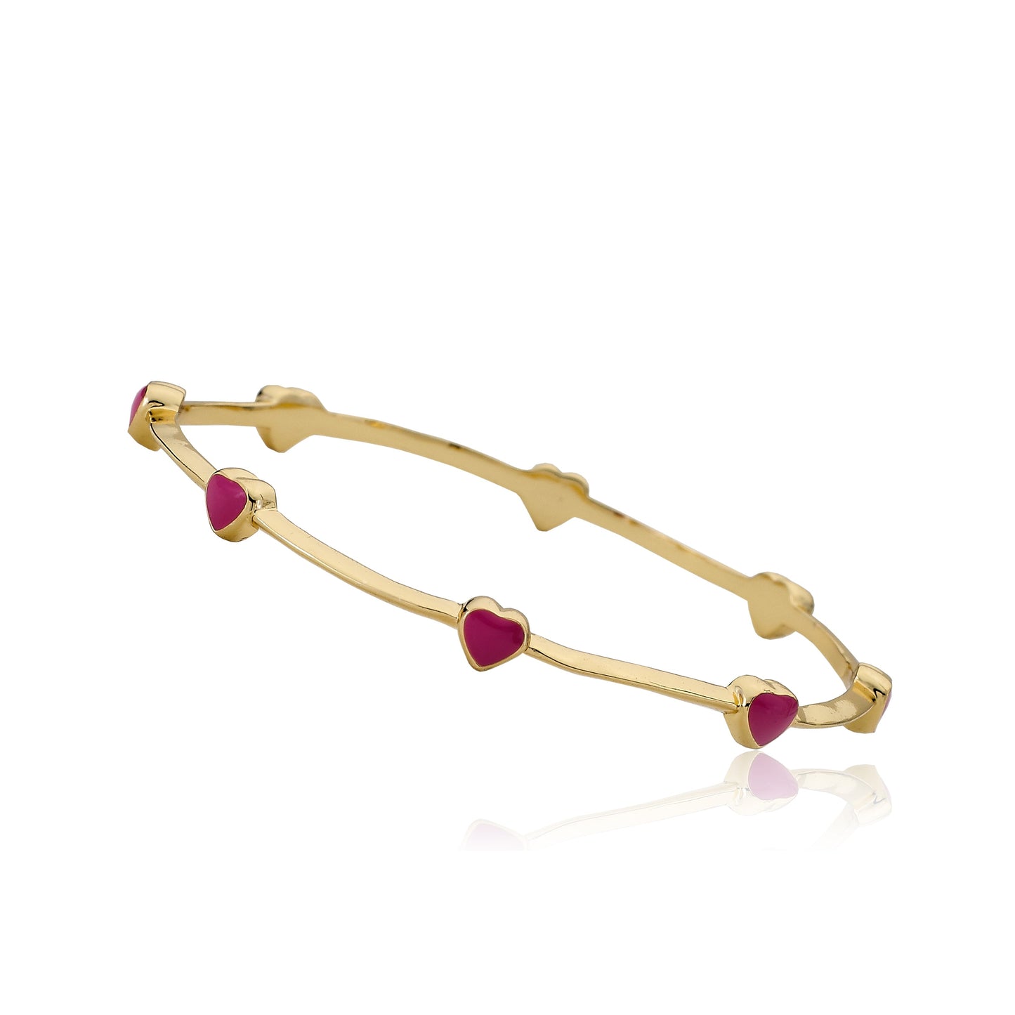 Dainty Heart Bangle