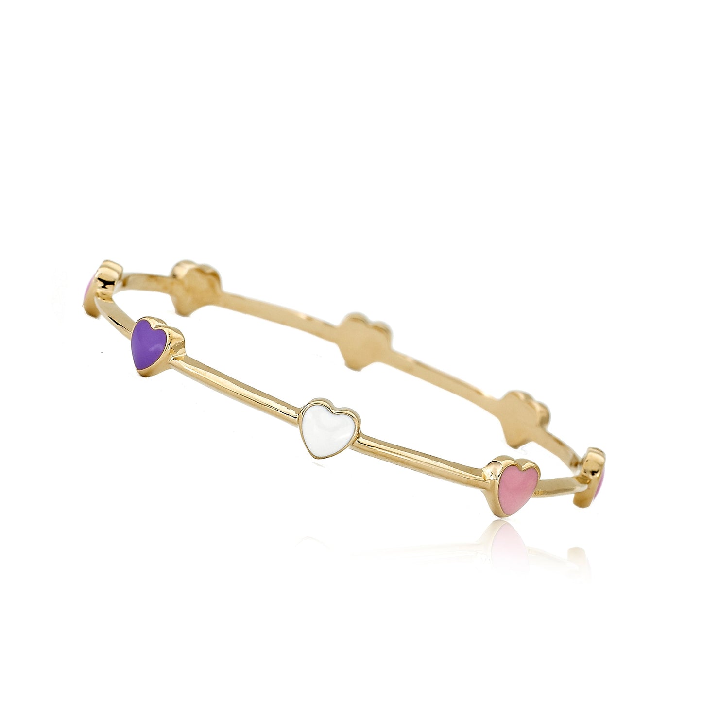 Dainty Heart Bangle