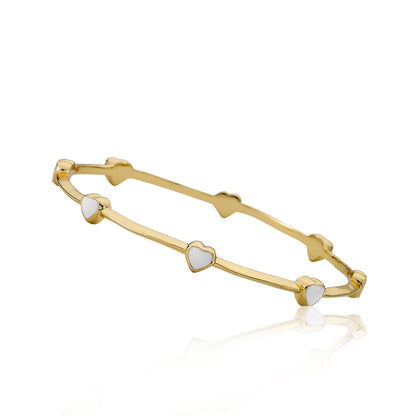 Dainty Heart Bangle