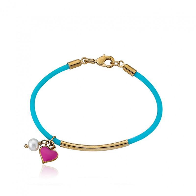 JEWEL BANDZ Rubber Charm Bracelet