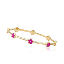 Dainty Flower Bangle