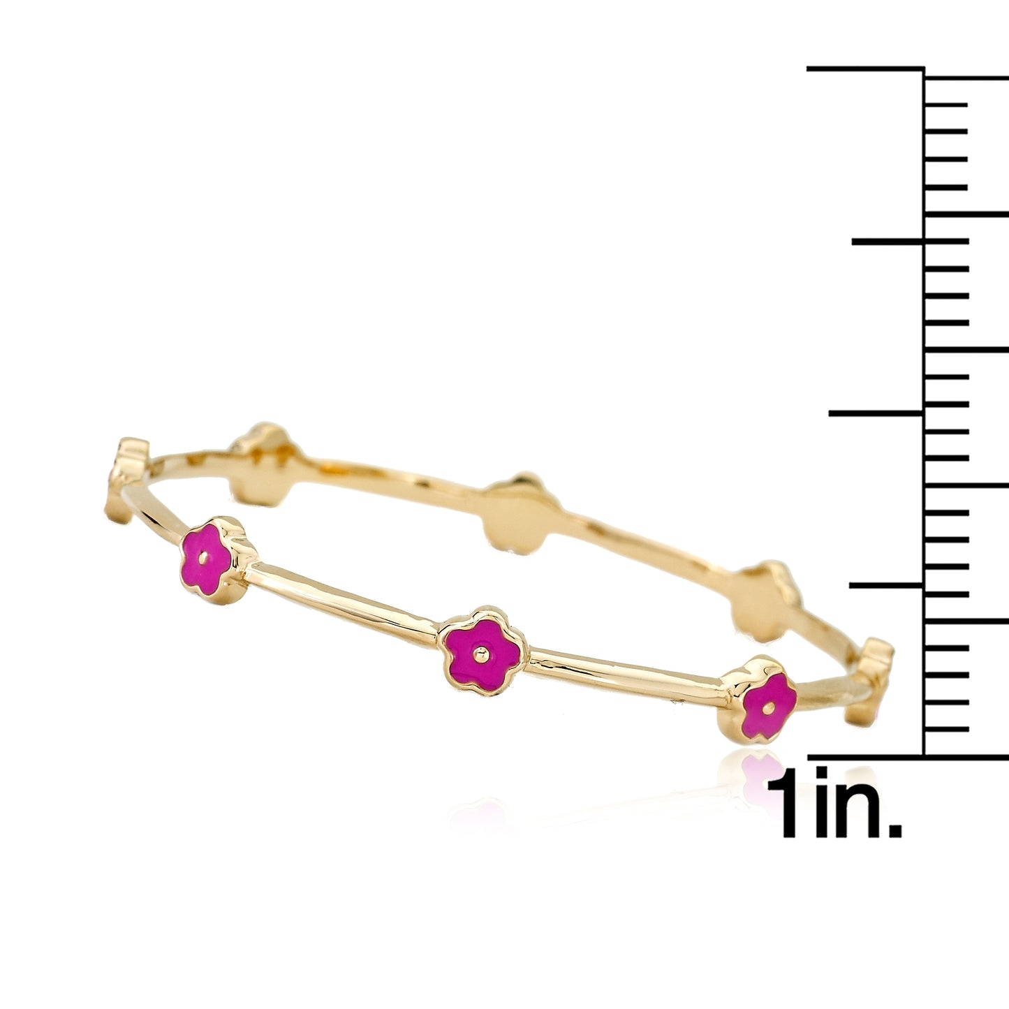 Dainty Flower Bangle