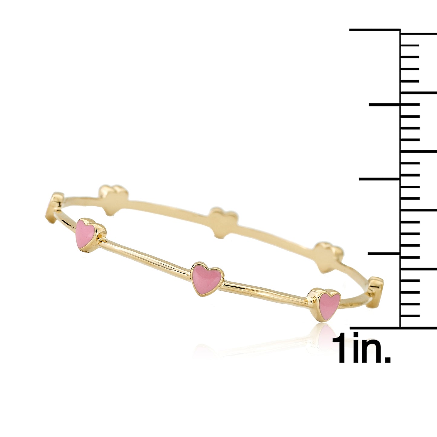 Dainty Heart Bangle