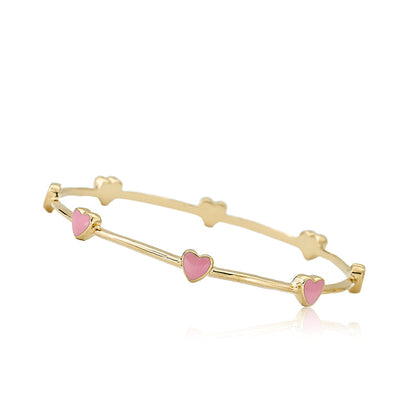 Dainty Heart Bangle