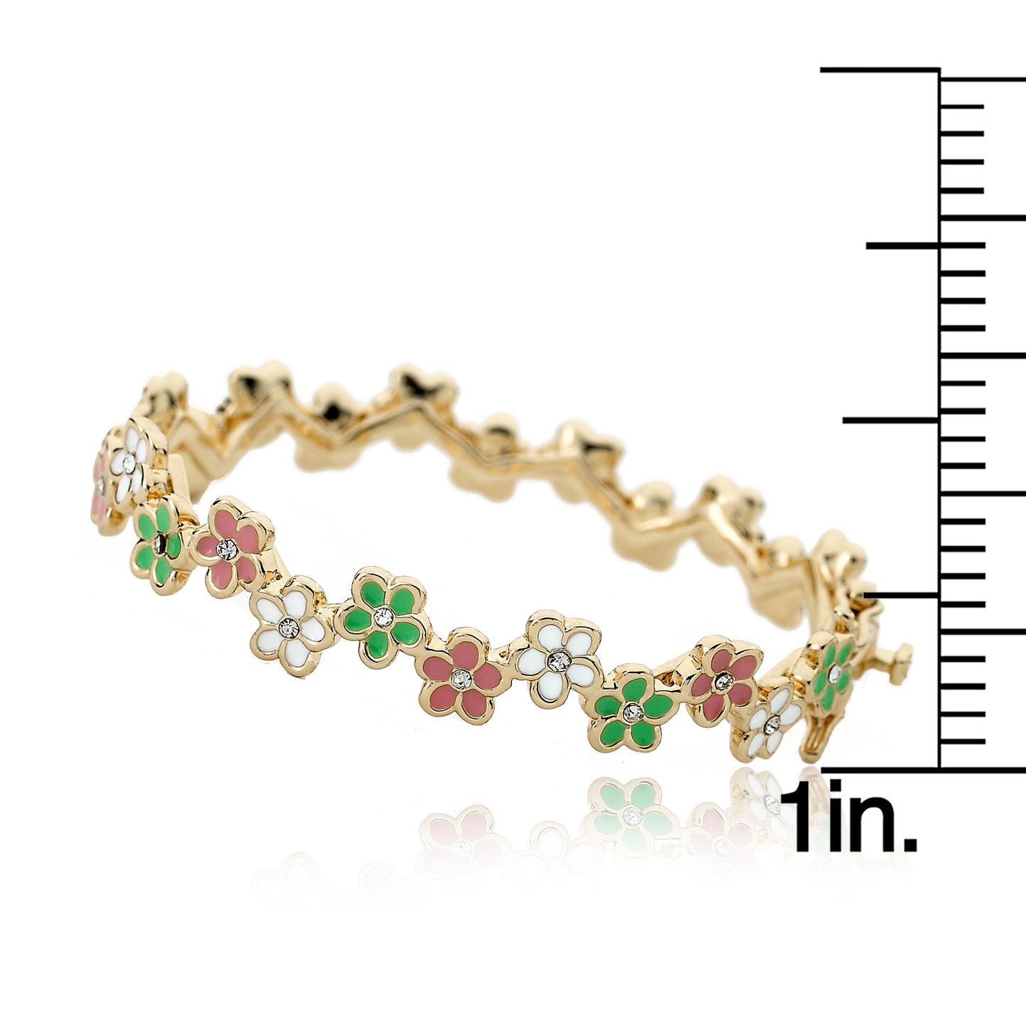 Cut Out Flower Bangle