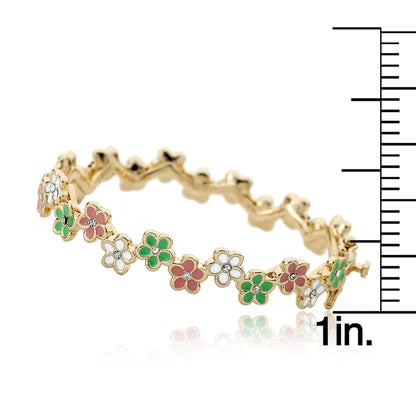 Cut Out Flower Bangle