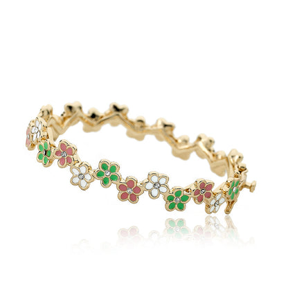 Cut Out Flower Bangle