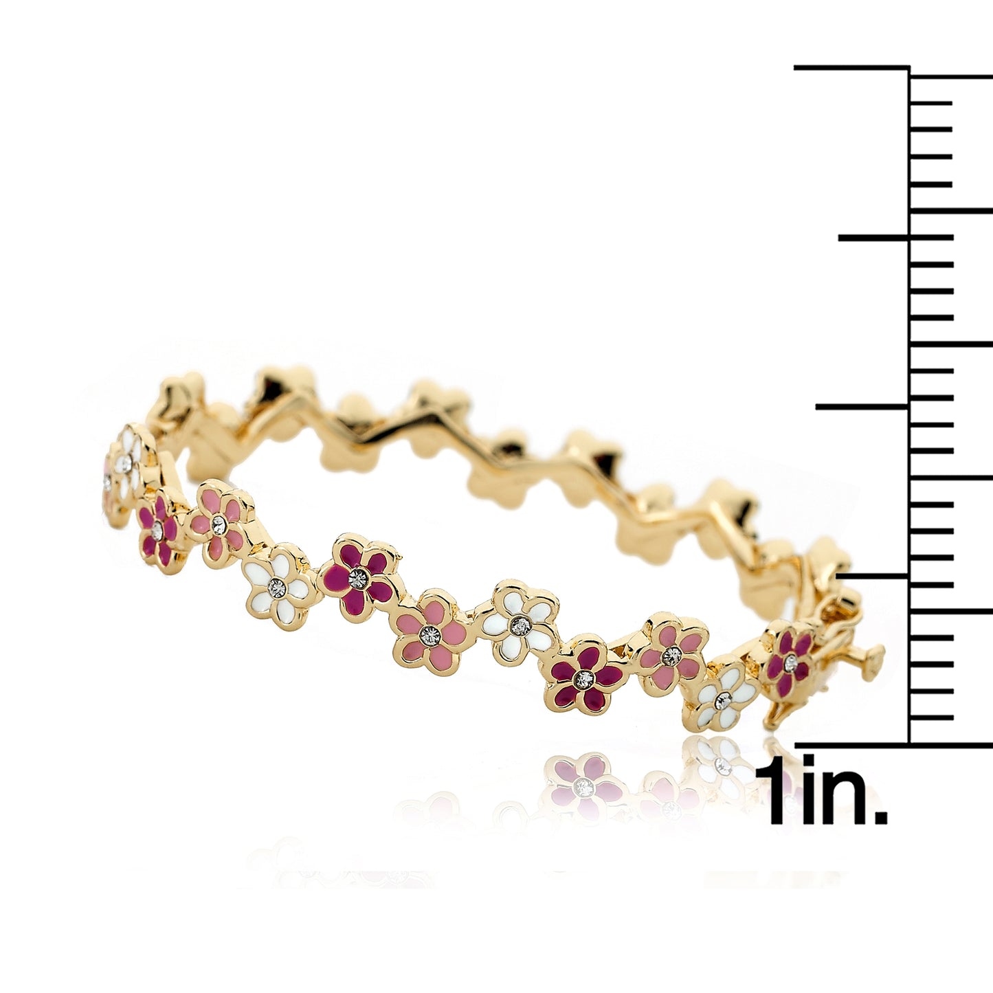 Cut Out Flower Bangle