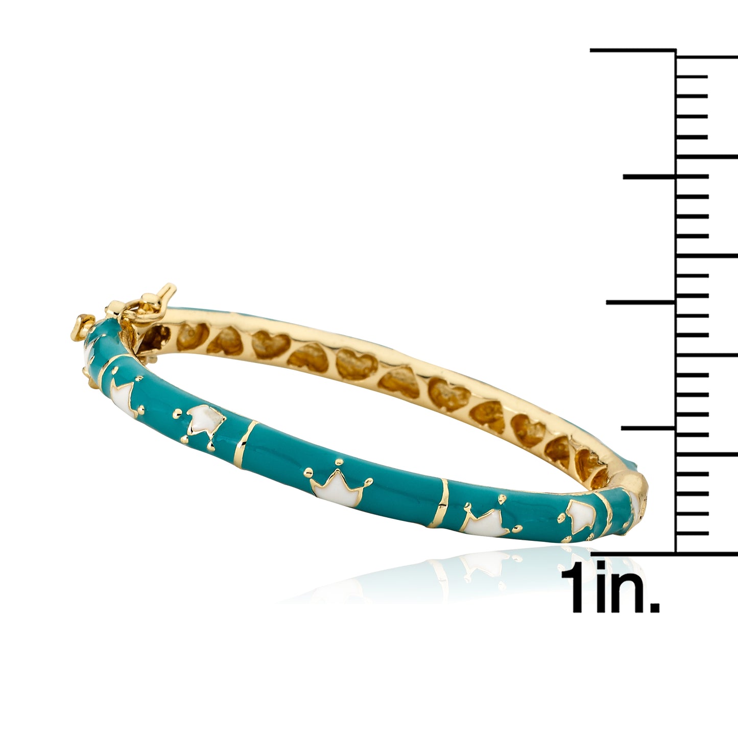 Enamel Crown Bangle