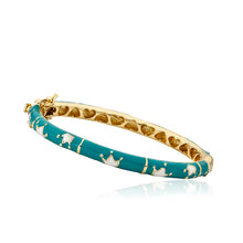 Enamel Crown Bangle