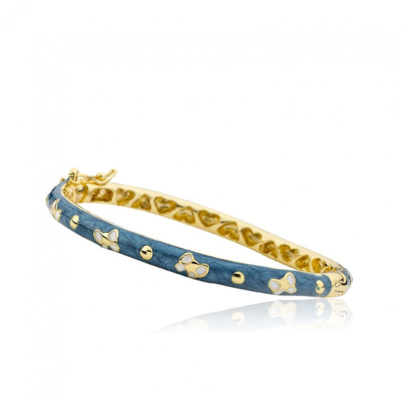 Enamel Bow Bangle