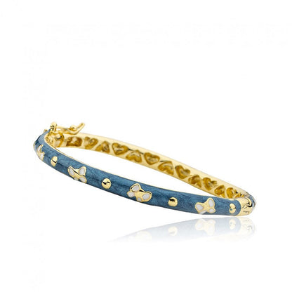 Enamel Bow Bangle