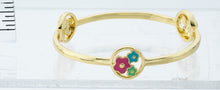 Flower Disc Bangle