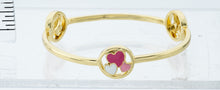 Heart Disc Bangle