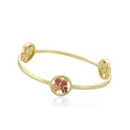 Butterfly Disc Bangle