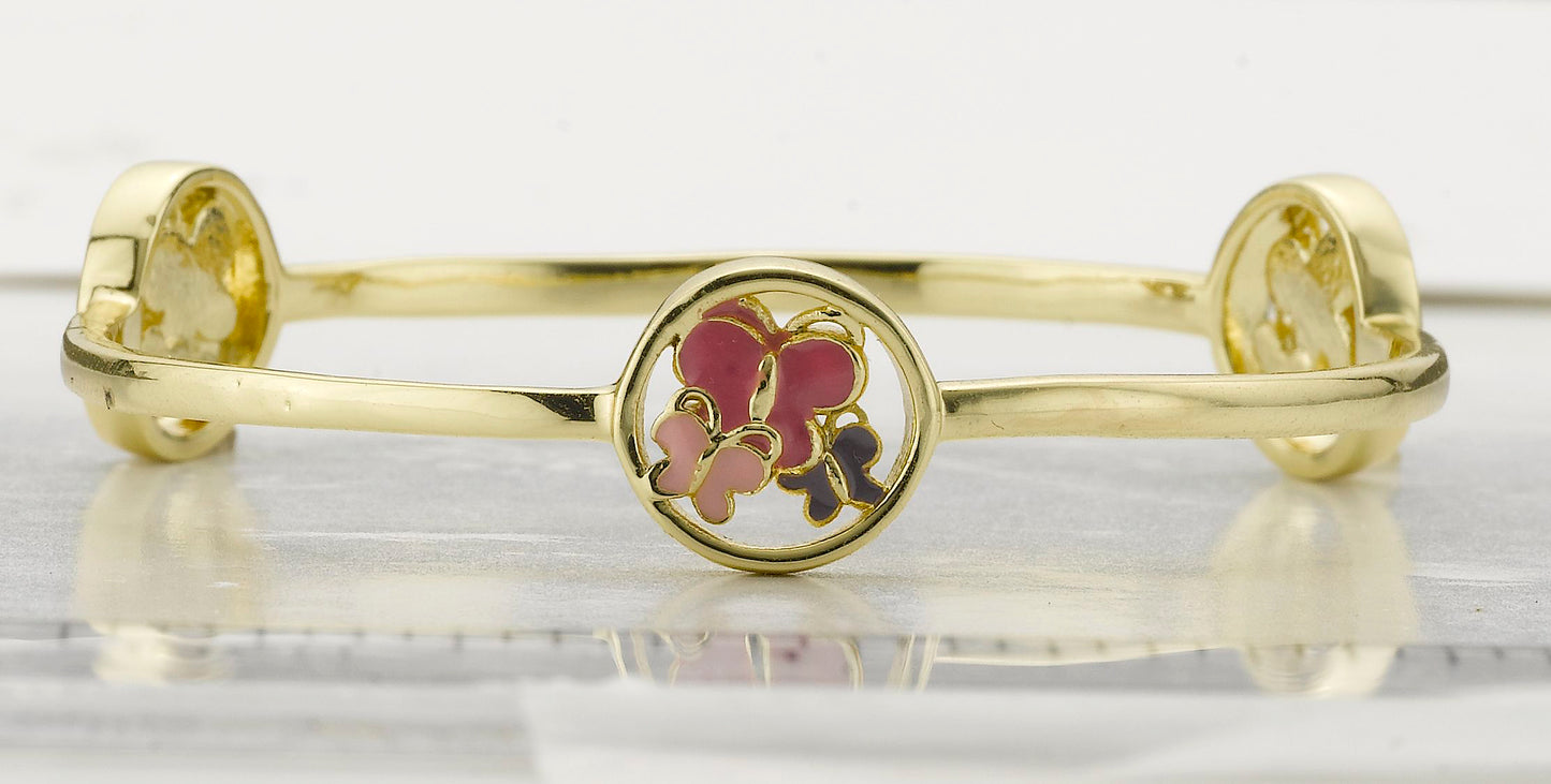 Butterfly Disc Bangle