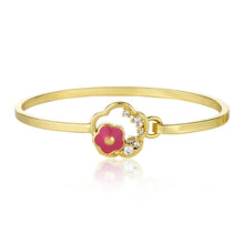 Enamel Flower Bangle