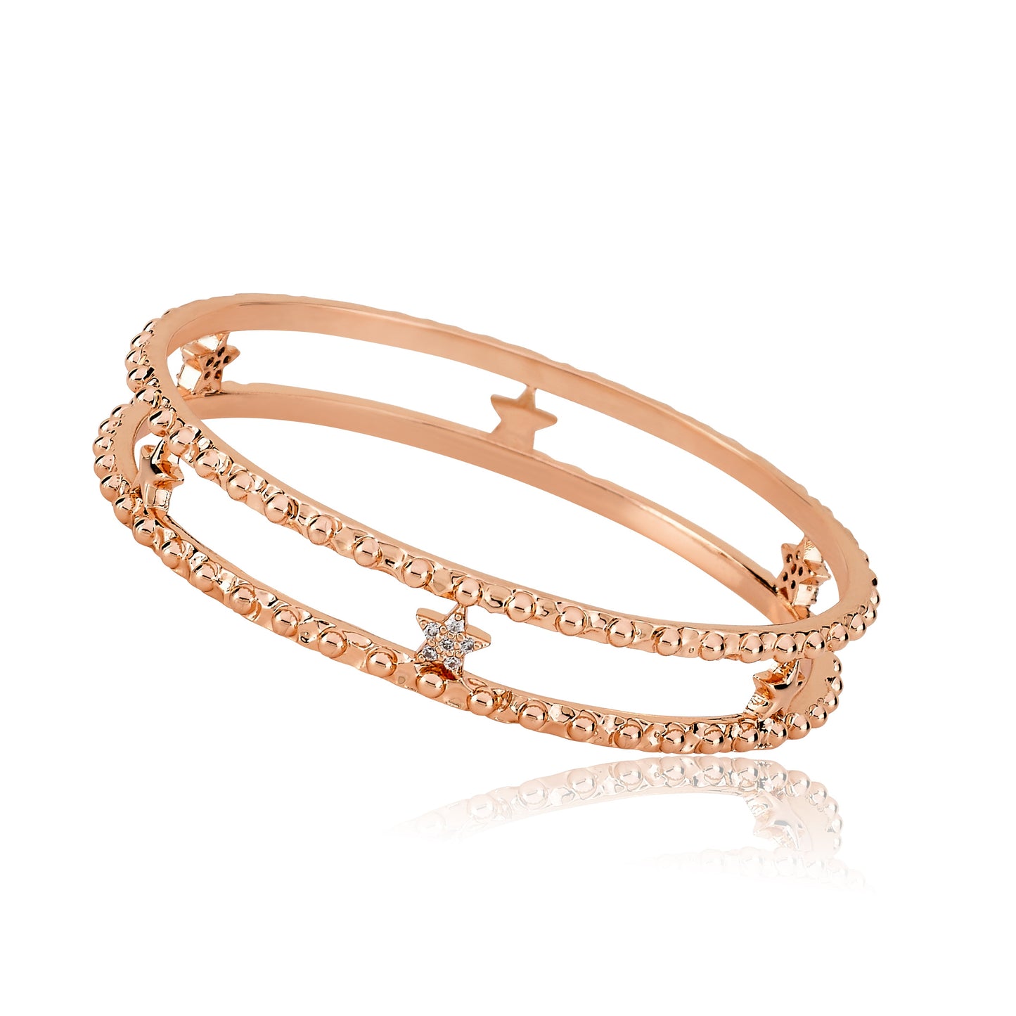 Double Row Star Bangle