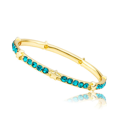 Stones & Star Bangle