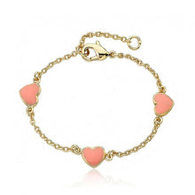 Enamel Heart Bracelet