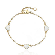 Enamel Heart Bracelet