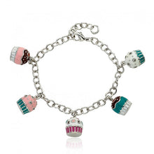 Cupcake Charm Bracelet