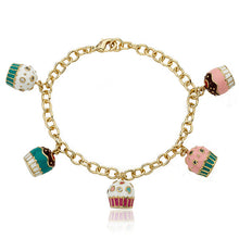 Cupcake Charm Bracelet