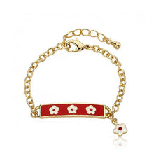 Triple Flower ID Bracelet