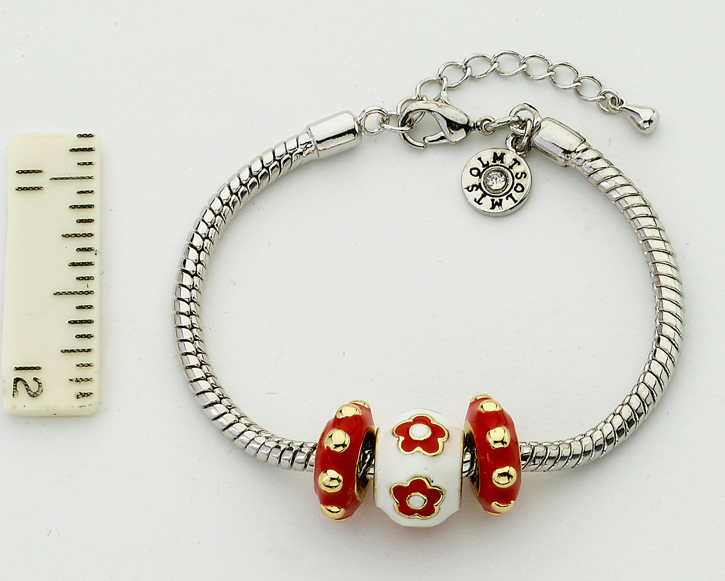 Enamel 3 Slides Bracelet