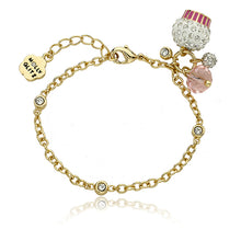 Cupcake Cluster Chain Bracelet