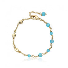 14k Gold Plated CAT EYE Bracelet with Light Blue & Lavender Cat Eye Balls