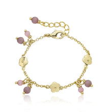 14k Gold Plated Cat Eye  Bracelet with Butterflies and Dangling Cat Eye Balls