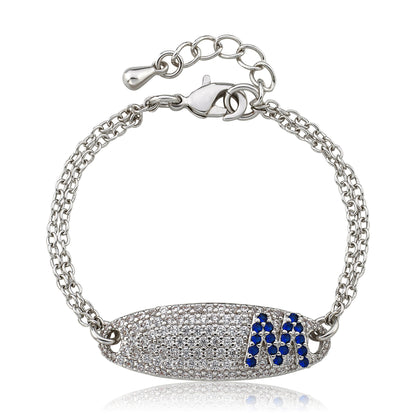 ID Bracelet with Initial