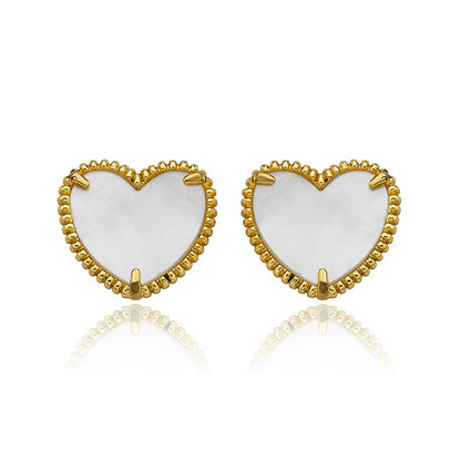 Heart Stud Earring