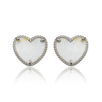 Heart Stud Earring