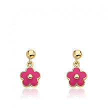 Enamel Flower Earring