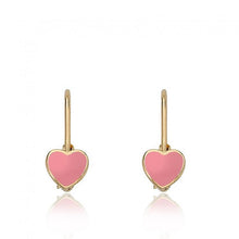 Enamel Heart Earring