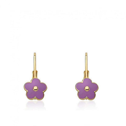 Enamel Flower Earring