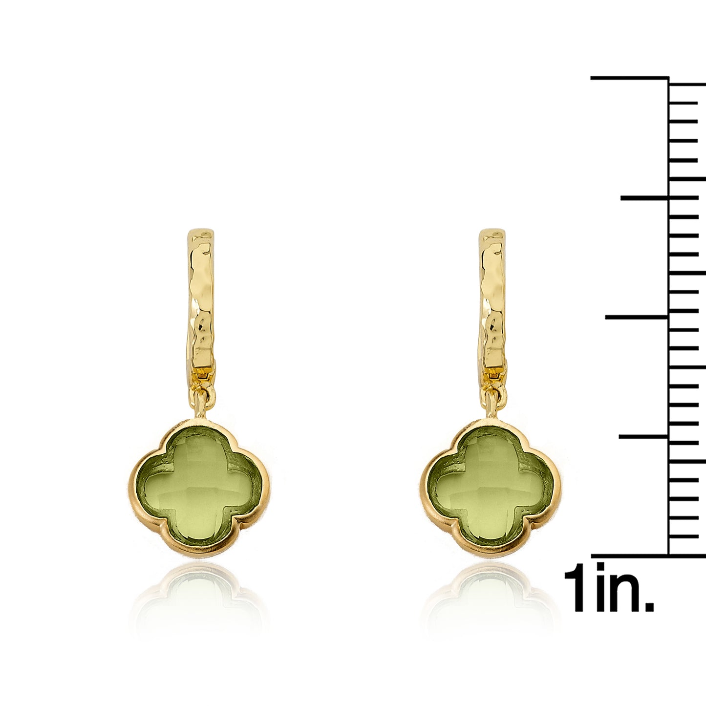 LITTLE MISS FLOWER GIRL Clover Dangle Earring