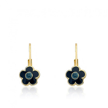 Enamel Flower Earring