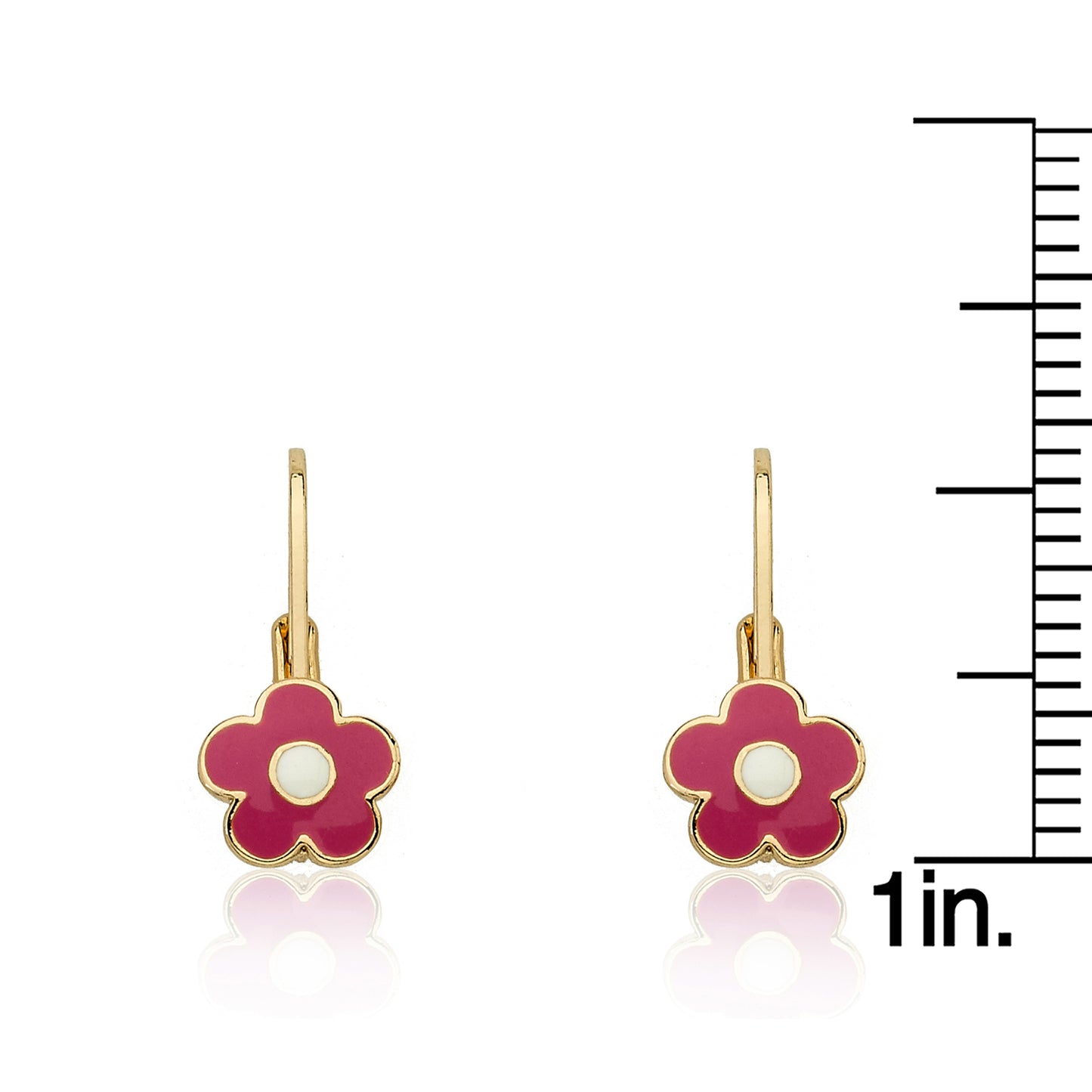 Enamel Flower Earring