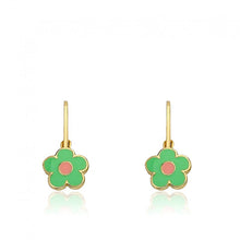 Enamel Flower Earring