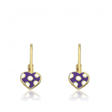 Polka Dot Heart Earring