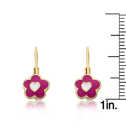 Flower & Heart Earring