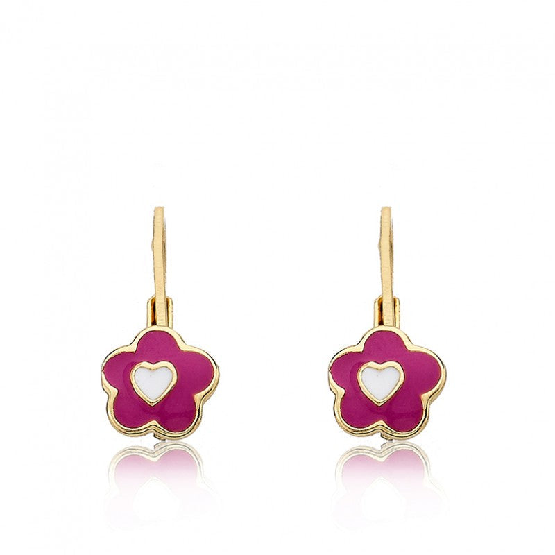 Flower & Heart Earring