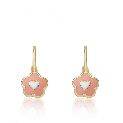 Flower & Heart Earring