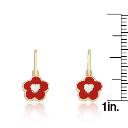 Flower & Heart Earring